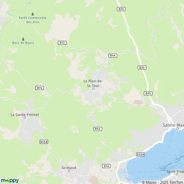 Plan Le PlandelaTour carte de Le PlandelaTour (83120) et infos